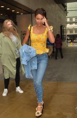 MICHELLE KEEGAN in Jeans Leaves BBC Radio in London 05/29/2018