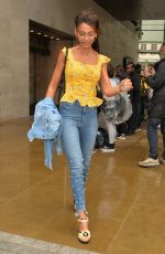 MICHELLE KEEGAN in Jeans Leaves BBC Radio in London 05/29/2018