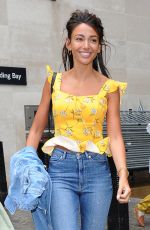 MICHELLE KEEGAN in Jeans Leaves BBC Radio in London 05/29/2018