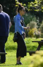 MICHELLE KEEGAN Out at a Park in Manchester 05/14/2018