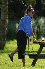 MICHELLE KEEGAN Out at a Park in Manchester 05/14/2018