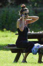 MICHELLE KEEGAN Out at a Park in Manchester 05/14/2018