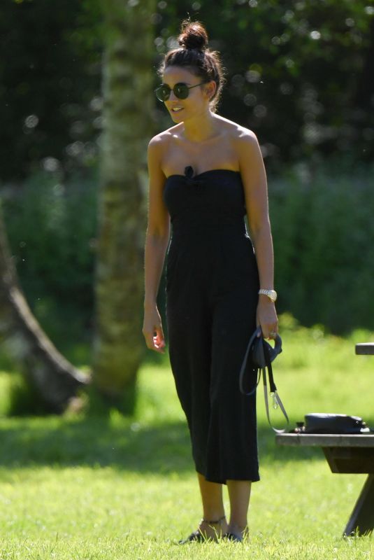 MICHELLE KEEGAN Out at a Park in Manchester 05/14/2018