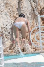 MICHELLE RODRIGUEZ in Bikini at Eden Roc Hotel in Antibes 05/16/2018