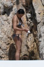 MICHELLE RODRIGUEZ in Bikini at Swimming Pool at Hotel Du Cap Eden Roc 05/18/2018