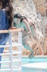 MICHELLE RODRIGUEZ in Bikini Swimming at Eden Roc Hotel in Antibes 05/17/2018