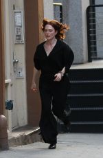 MICHELLE WILLIAMS and JULIANNE MOORE on the Set of After the Wedding in New York 05/29/2018