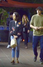 MILA KUNIS and Ashton Kutcher Night Out in Los Angeles 05/22/2018