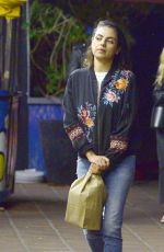 MILA KUNIS and Ashton Kutcher Night Out in Los Angeles 05/22/2018