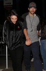 MILA KUNIS and Ashton Kutchner Arrives at U2 Concert in Inglewood 05/16/2018