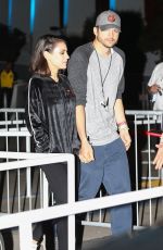 MILA KUNIS and Ashton Kutchner Arrives at U2 Concert in Inglewood 05/16/2018
