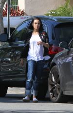 MILA KUNIS Out and About in Los Angeles 05/23/2018