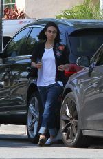 MILA KUNIS Out and About in Los Angeles 05/23/2018