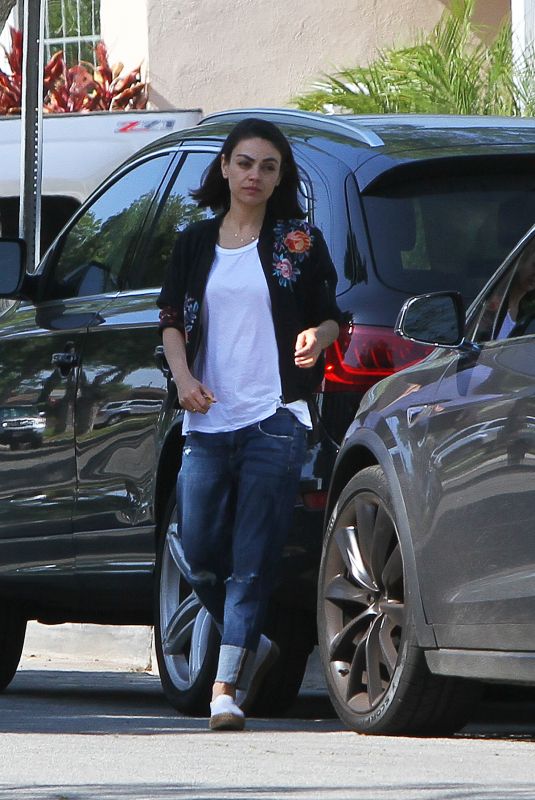 MILA KUNIS Out and About in Los Angeles 05/23/2018