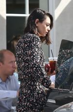 MILA KUNIS Out for Breakfast in West Hollywood 05/05/2018