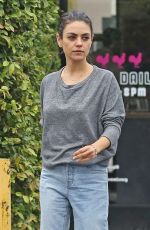 MILA KUNIS Out for Coffiee in Burbanka 05/24/2018