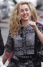 MILEY CYRUS at Jimmy Kimmel Live in Hollywood 05/01/2018