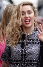 MILEY CYRUS at Jimmy Kimmel Live in Hollywood 05/01/2018