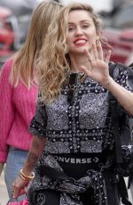 MILEY CYRUS at Jimmy Kimmel Live in Hollywood 05/01/2018