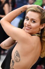 MILEY CYRUS at MET Gala 2018 in New York 05/07/2018