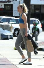 MILEY CYRUS Heading to a Nail Salon in Los Angeles 05/05/2018
