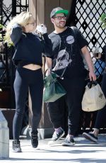 MILEY CYRUS Leaves Granville Restaurant in Studio City 05/15/2018