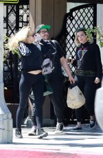 MILEY CYRUS Leaves Granville Restaurant in Studio City 05/15/2018