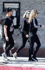 MILEY CYRUS Leaves Granville Restaurant in Studio City 05/15/2018