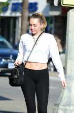 MILEY CYRUS Out and About in Los Angeles 05/23/2018
