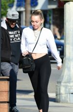 MILEY CYRUS Out and About in Los Angeles 05/23/2018