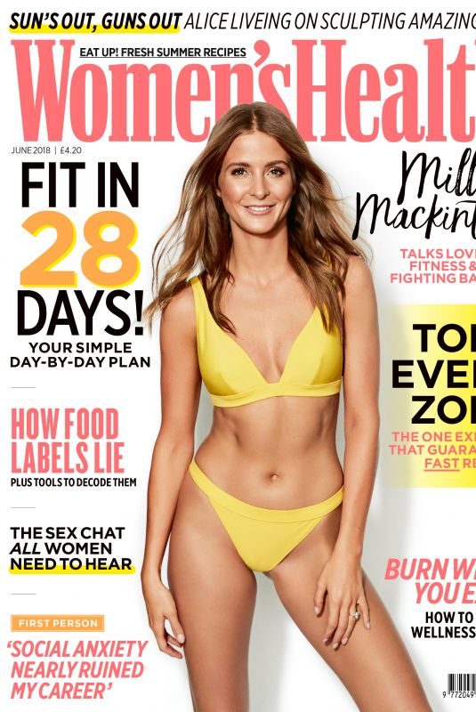 MILLIE MACKINTOSH in Women’s Health Magazine, UK June 2018 Issue