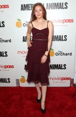 MINA SUNDWALL at American Animals Premiere in New York
