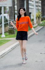 MING XI Outside Hotel Martinez in Cannes 05/12/2018
