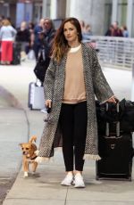 MINKA KELLY Arrives with Her Dog in Toronto 05/21/2018