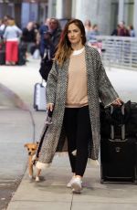 MINKA KELLY Arrives with Her Dog in Toronto 05/21/2018