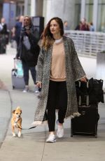 MINKA KELLY Arrives with Her Dog in Toronto 05/21/2018