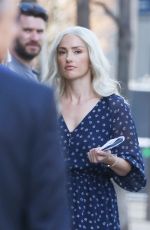 MINKA KELLY on the Set of Titans in Toronto 05/09/2018