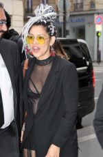 MIRANDA RAE MAYO Arrives at Her Hotel in Paris 05/13/2018