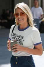 MOLLIE KING Arrives at BBC Radio One in London 05/15/2018