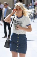 MOLLIE KING Arrives at BBC Radio One in London 05/15/2018