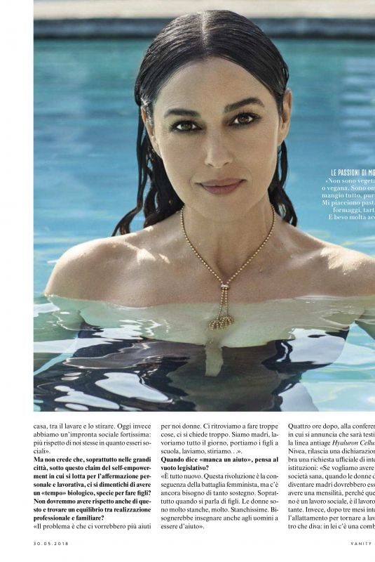 MONICA BELLUCCI in Vanity Fair Magazine, Italy May 2018