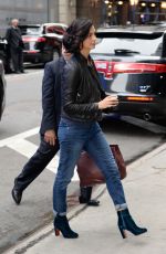 MORENA BACCARIN in Jeans Out in New York 05/16/2018