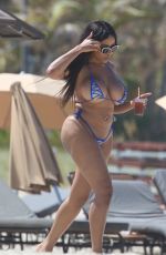 MORIAH MILLS in Bikini at a Beach in Miami 05/06/2018