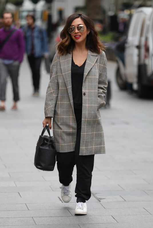 MYLEENE KLASS Arrives at Global Radio Studios in London 05/25/2018