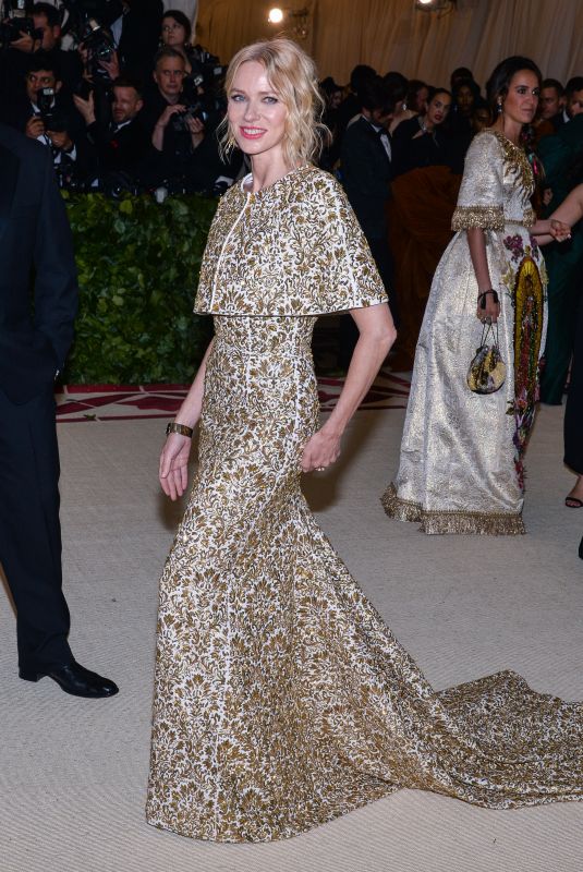 NAOMI WATTS at MET Gala 2018 in New York 05/07/2018