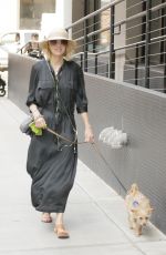 NAOMI WATTS Out with Her Dog in New York 05/03/2018