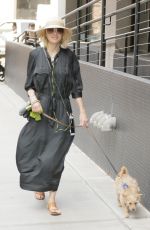 NAOMI WATTS Out with Her Dog in New York 05/03/2018