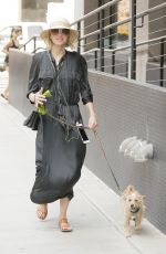 NAOMI WATTS Out with Her Dog in New York 05/03/2018