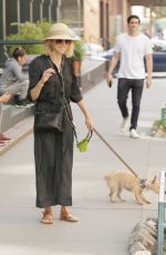 NAOMI WATTS Out with Her Dog in New York 05/03/2018