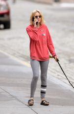 NAOMI WATTS Out with Her Dog in New York 05/23/2018